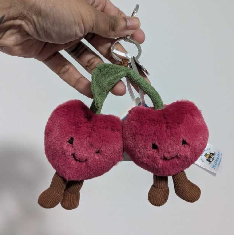 Amuseable Cherries Bag Charm
